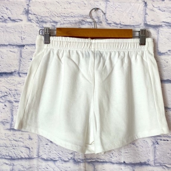 Wildfox white Miami pride rainbow kiss drawstring shorts XS - Picture 4 of 7